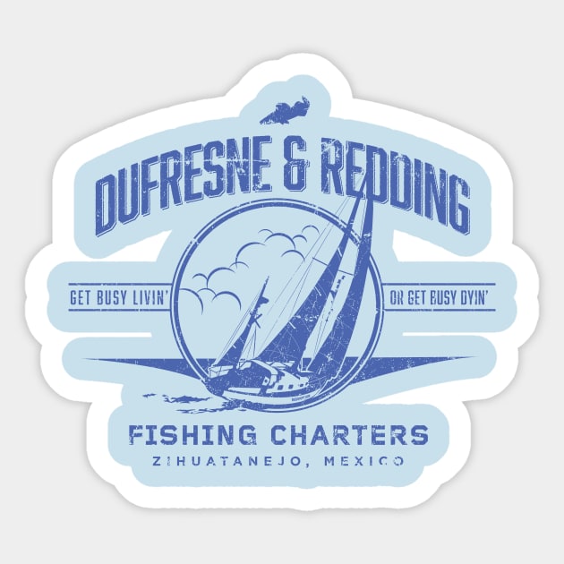 Dufresne & Redding Fishing Charters Sticker by MindsparkCreative